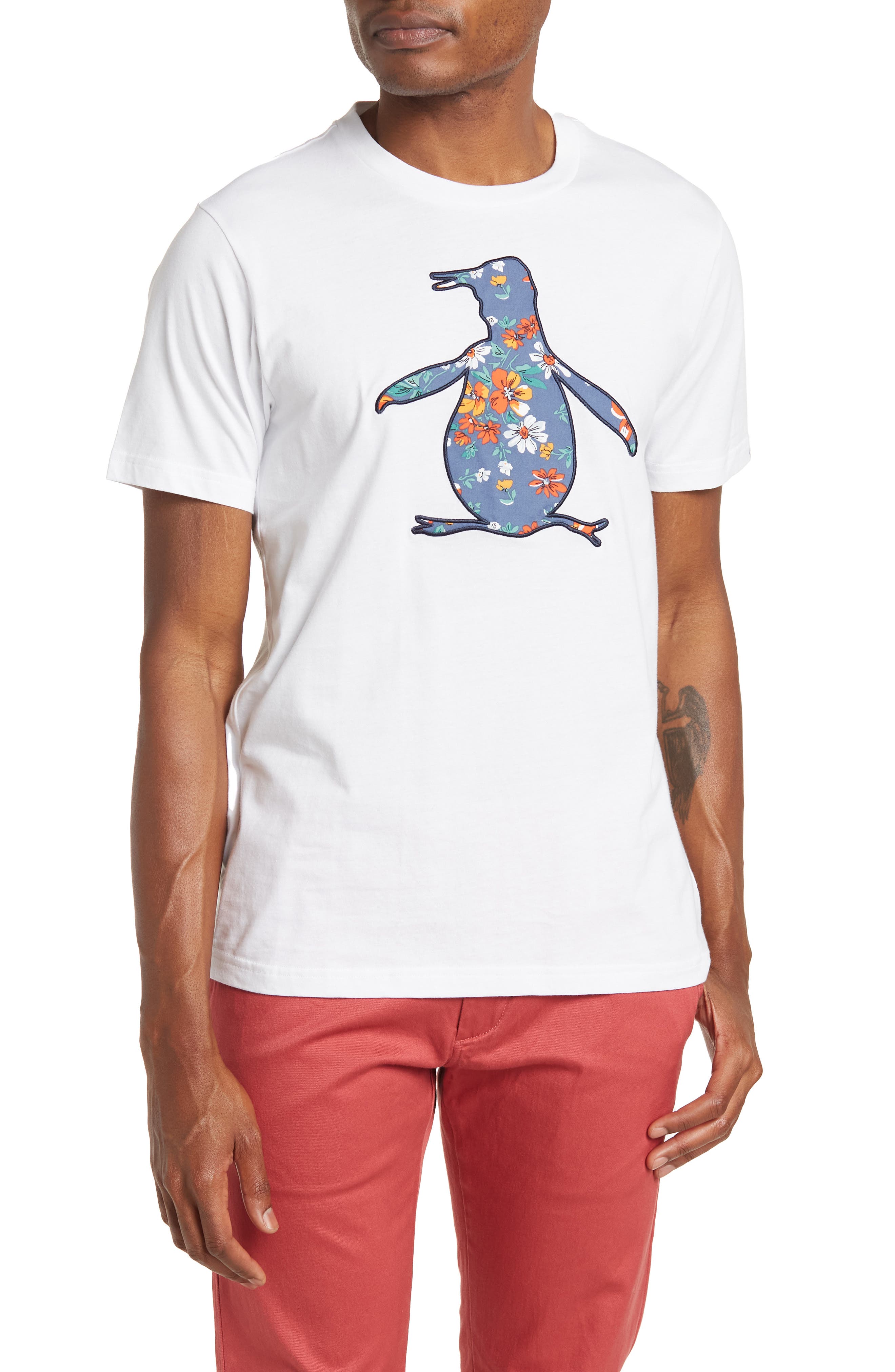 Penguin Men's Sportswear & Accessories OPKS5452 Original Penguin Mens Space Dye Rashguard UPF 50 Penguin Men's Sportswear & Accessories OPKS5452 Original Penguin Mens Space Dye Rashguard UPF 50